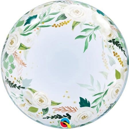 18648 bubble white roses