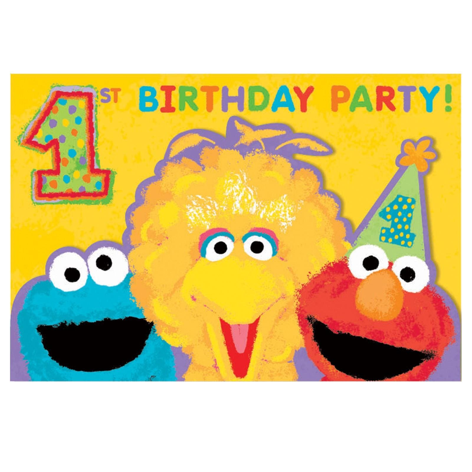 799573 INV FLD MC SESAME ST 1ST BDAY