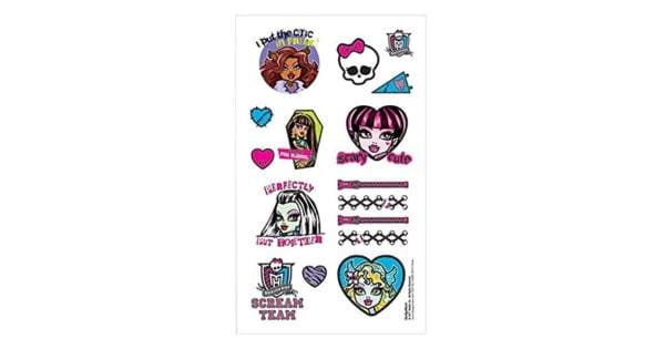 393746 MONSTER HIGH TATTOO