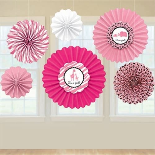 291131 SWEET SAFARI GIRL FAN DECO