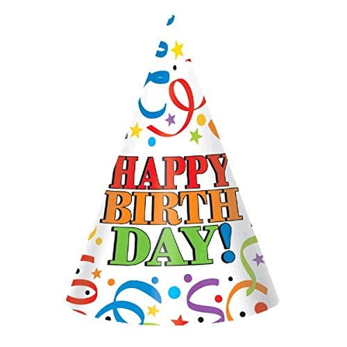 251289 COLORFUL BDAY HAT