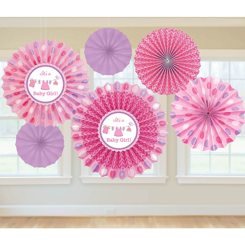291489 SHOWER WITH LOVE GIRL FAN DECO
