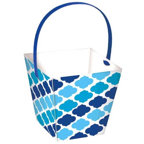 149001 TREAT CUPS W/HANDLE BLUE