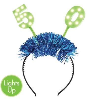 398293 HEADBOPPER 50TH LIGHT UP