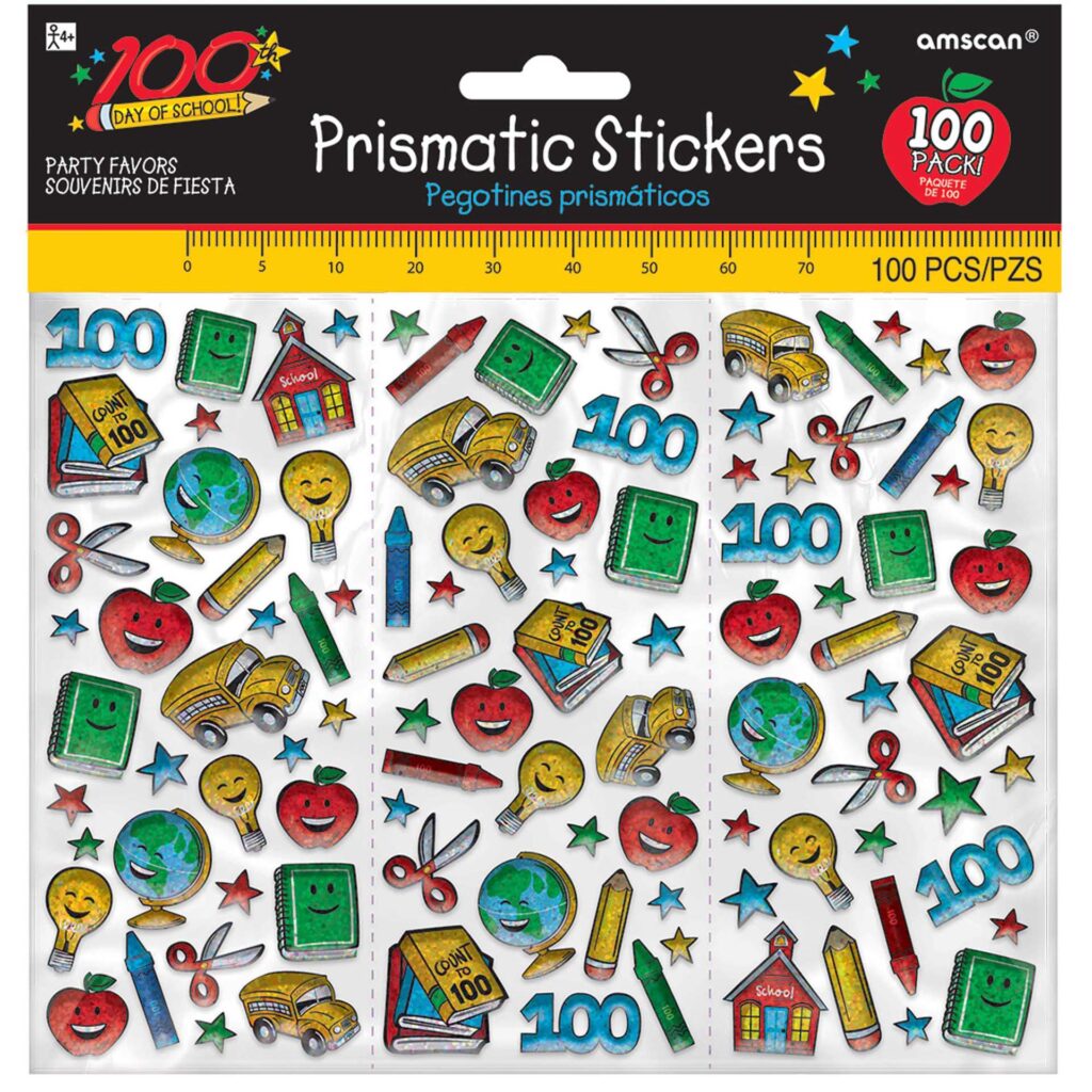 150463 100TH DAY STICKERS