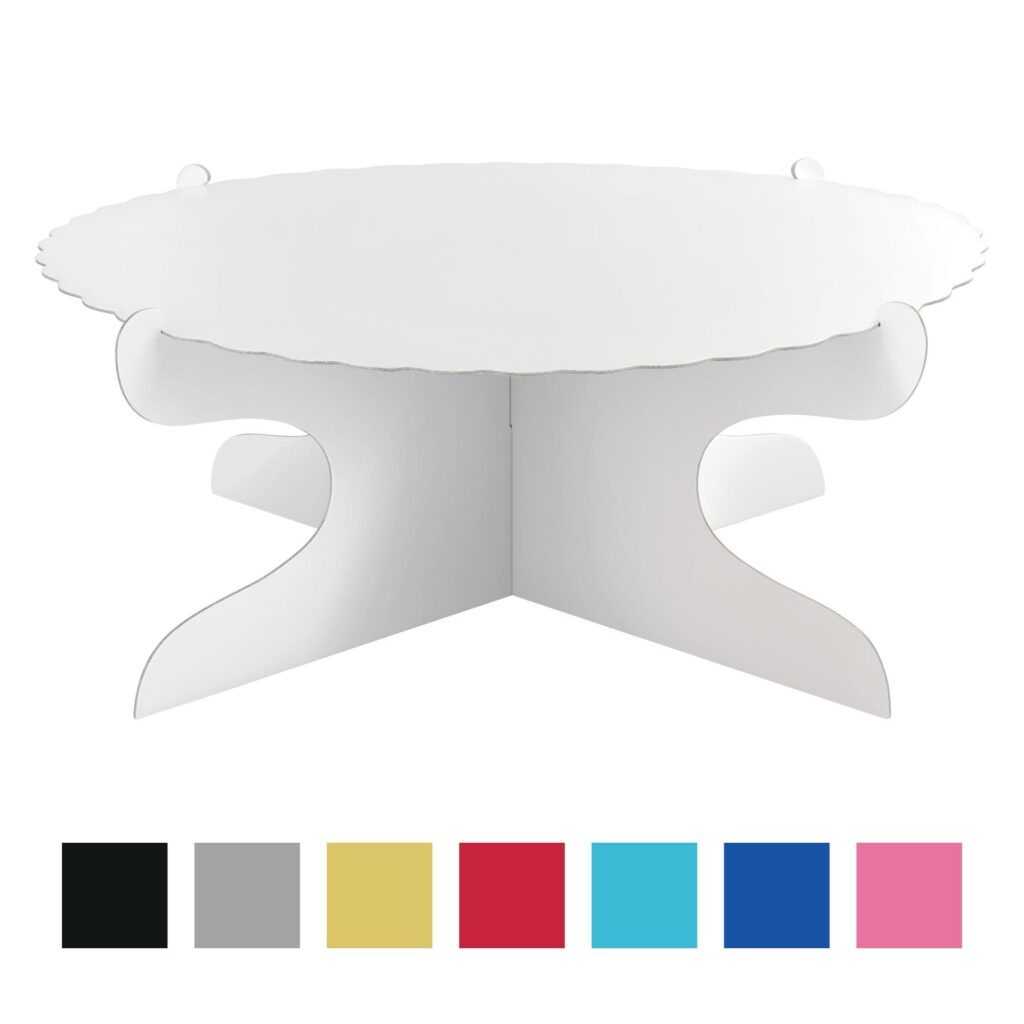 140201.08 CAKE STAND WHITE