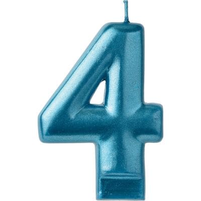 CANDLE BLUE 4