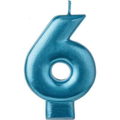 CANDLE BLUE 6