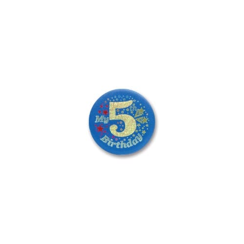 BN055B 5TH BDAY BUTTON