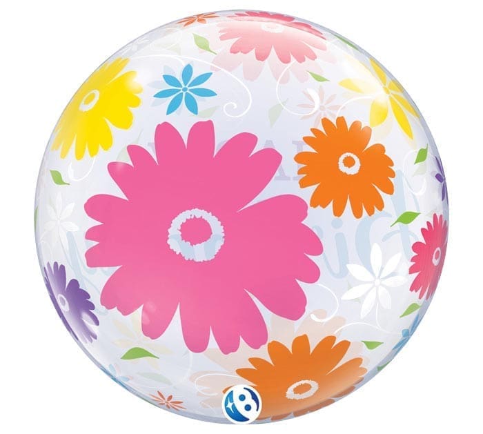 10 BUBBLE BDAY FLOWERS