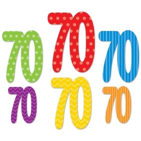 52140-70 BDAY CUTOUTS 70