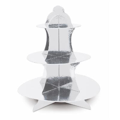 59990-S CUPCAKE STAND SILVER