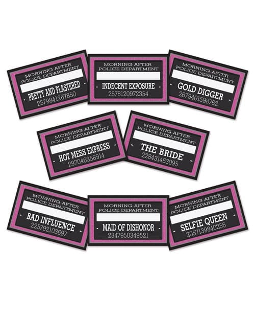 54950 PHOTO FUN SIGNS MUGSHOT