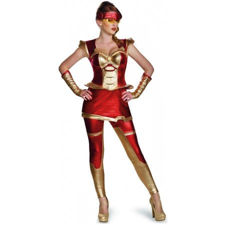 69755B IRON GIRL BUSTIER COSTUME 8-10