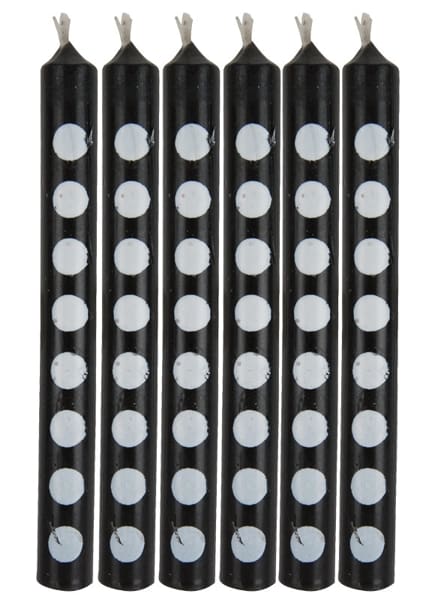 101143 CANDLES BLACK DOT