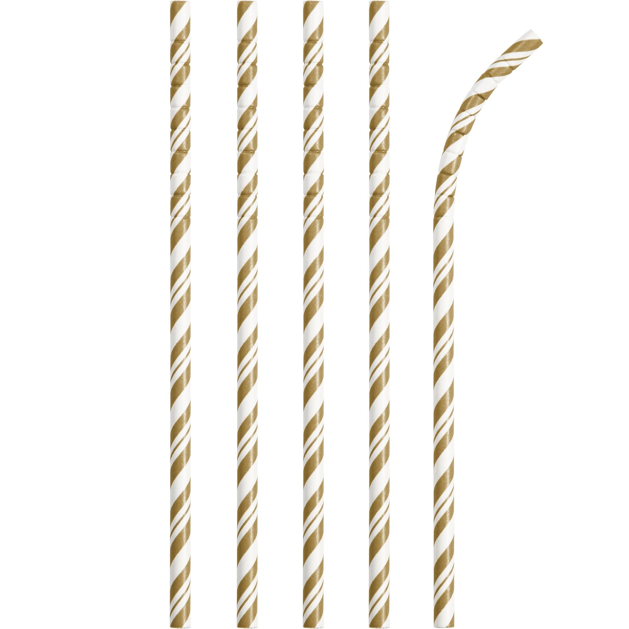 315216 STRAWS GLD/WH