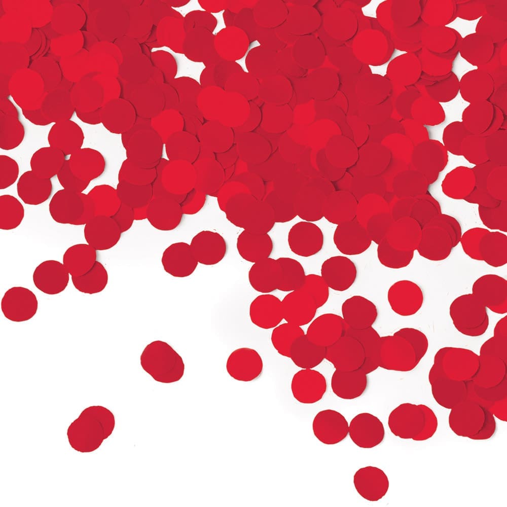 331834 CONFETTI TISSUE RED