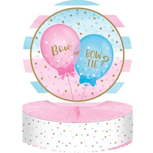 336685 GENDER REVEAL BALLOONS CENTERPIECE