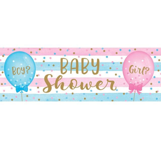 336687 GENDER REVEAL BALLOONS BANNER