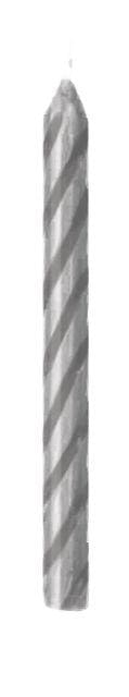 339952 candles silver spiral