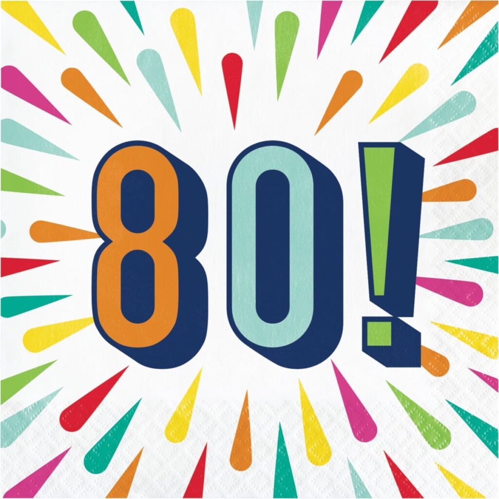 346318 ***BIRTHDAY BURST 80 LN