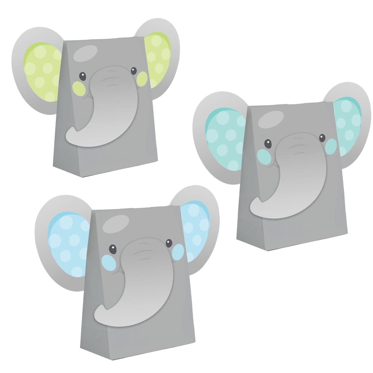 346356 ENCHANTING ELEPHANTS BOY TREAT BAG