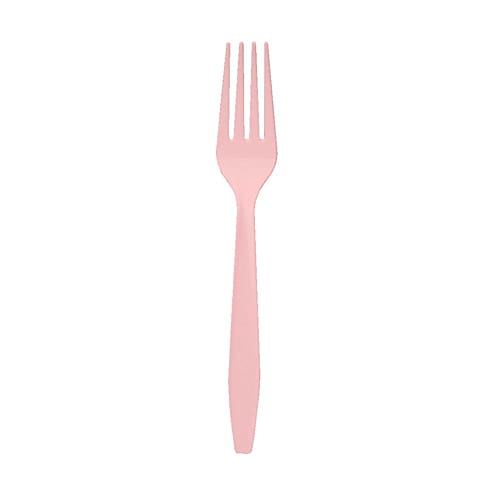41250.26 PLASTIC FORK 50 CT-PALE PINK