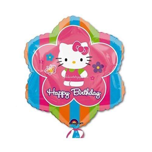 118233 HB FLWR MT BLN HELLO KITTY 18'