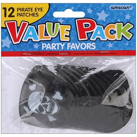 390317 PIRATE EYE PATCHES HI CT FAV