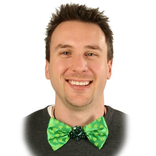 318655 ST PATS LIGHT UP BOW TIE