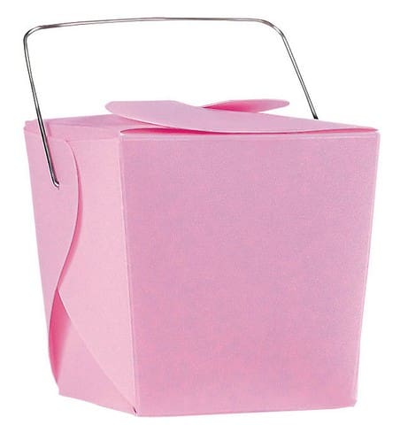 382327 FAVOR PAILS TRANSLUSCENT PINK
