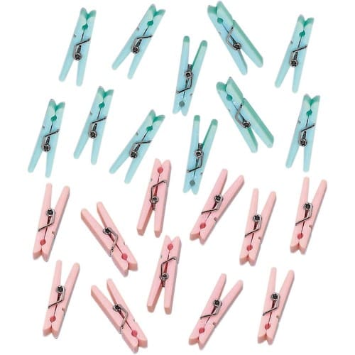 382336 FAVORS CLOTHESPINS BLUE 24CT