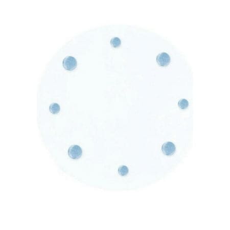 382361 TULLE CIRCLES BLUE DOT 12CT