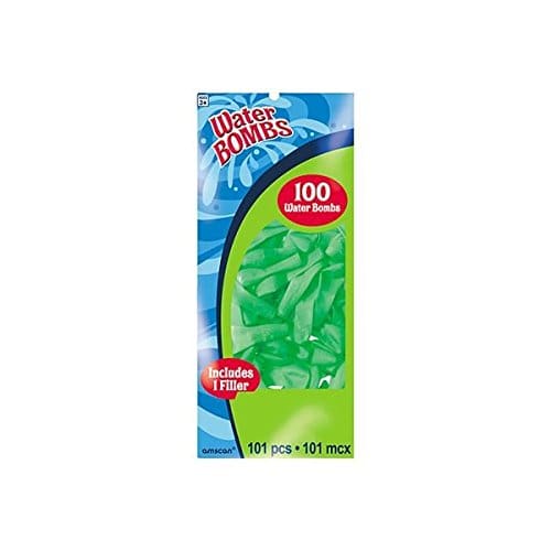 391878 WATERBOMB NEON GREEN 100CT