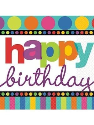 519472 LN HAPPY BDAY DOTS&STRIPES
