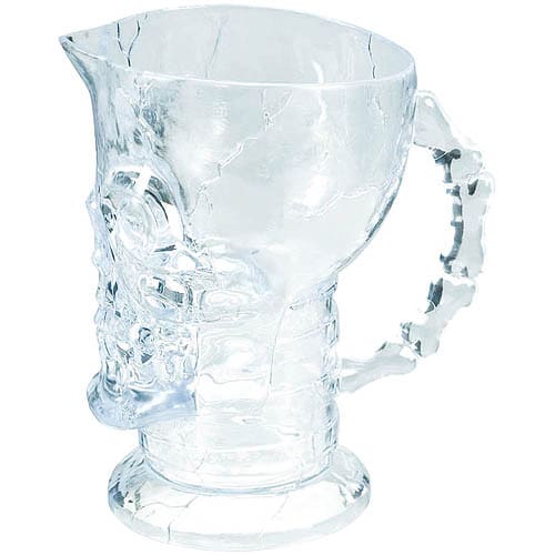 350253 HALLOWEEN SKULL PITCHER