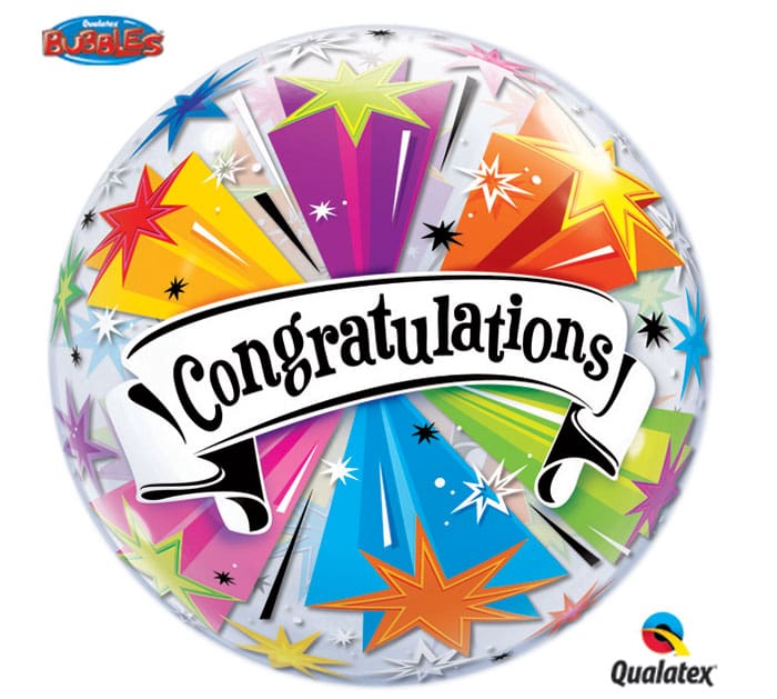 41190 BUBBLE CONGRATULATIONS