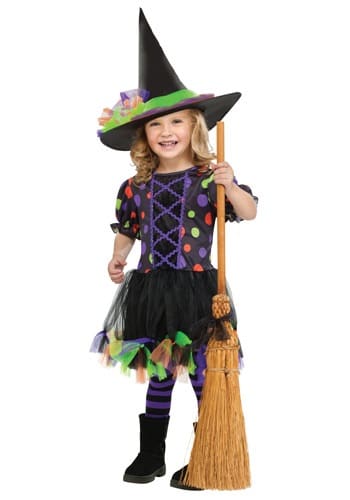 111081L POLKA DOT WITCH LG