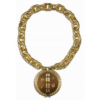 BIG LINK CHAIN W/MEDALLION