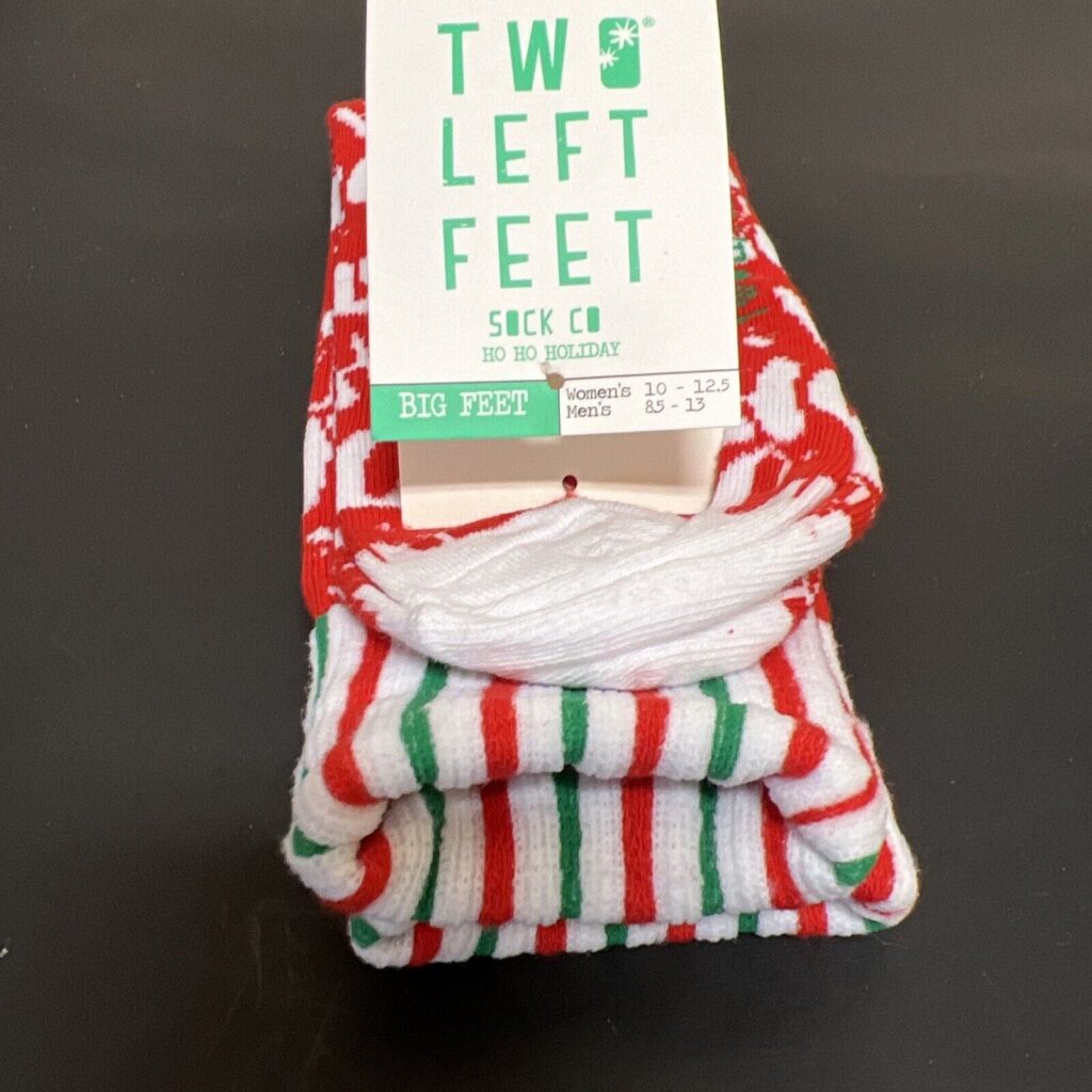 XTLF-B-HHH SOCKS HO HO HOLIDAY M/L
