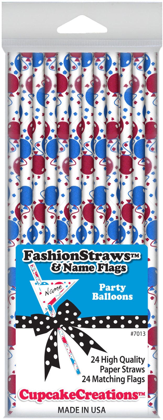 7013 STRAWS BALLOONS