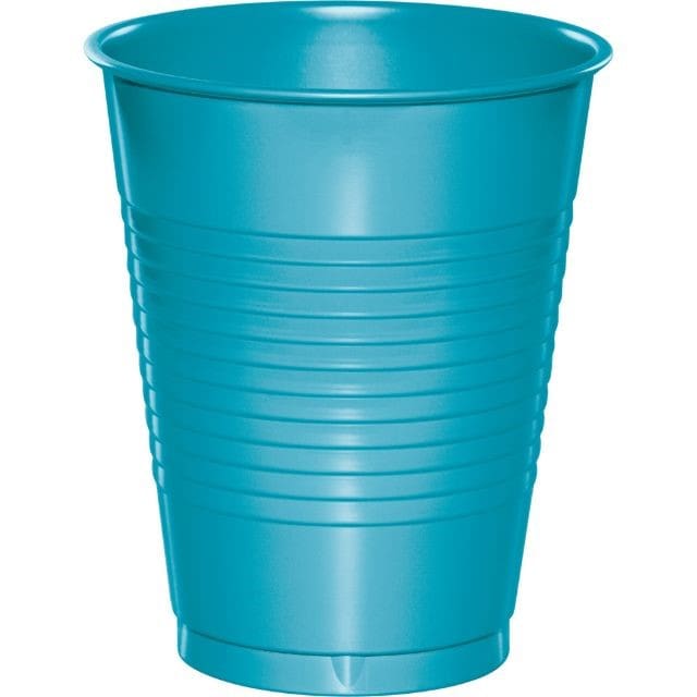 28103981 BERMUDA BLUE PLASTIC CUPS, 16 OZ S