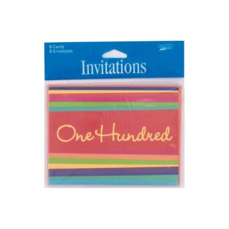 891084 100TH BDAY INVITE