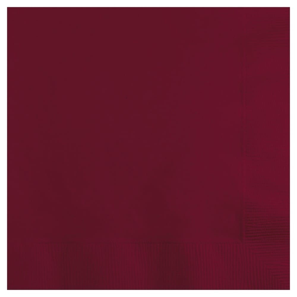 803122B BURGUNDY BEVERAGE NAPKIN