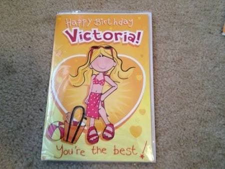 VICTORIA SINGING CARD