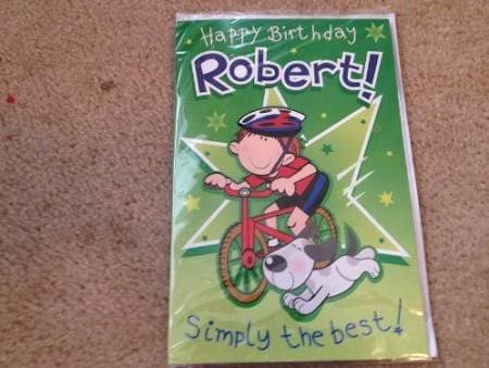 ROBERT SINGING CARD