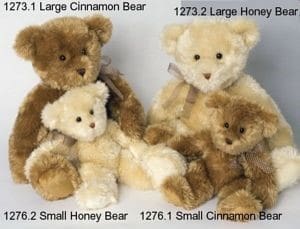 1273 plush theodore cinnamon bear large
