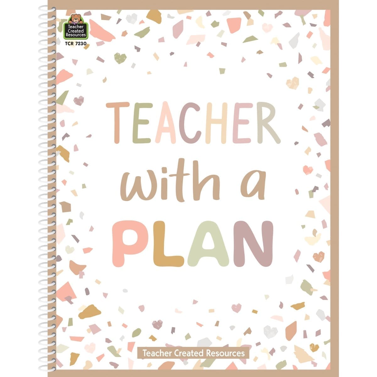 7230 lesson planner terrazo tones