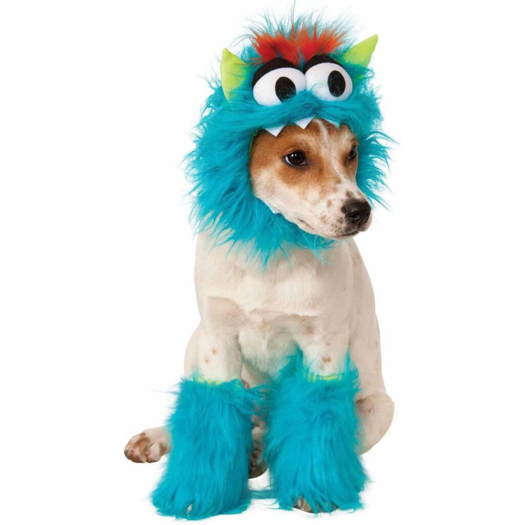 580179S BLUE MONSTER SM DOG COSTUME