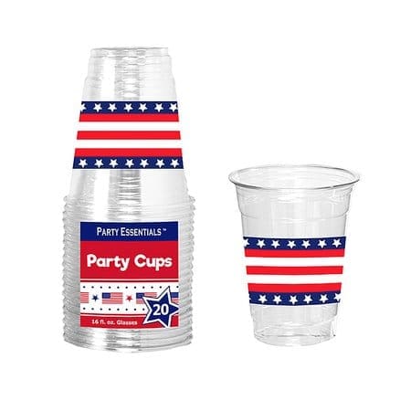 SD162052 16OZ PL CUP PATRIOTIC